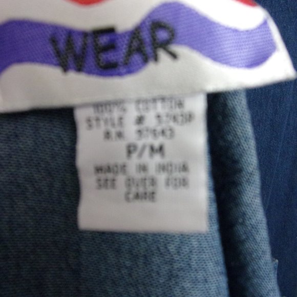 County Wear Blue Denim Jacket Maxi  Dress Pink Applique Embellished NWT - Picture 7 of 8